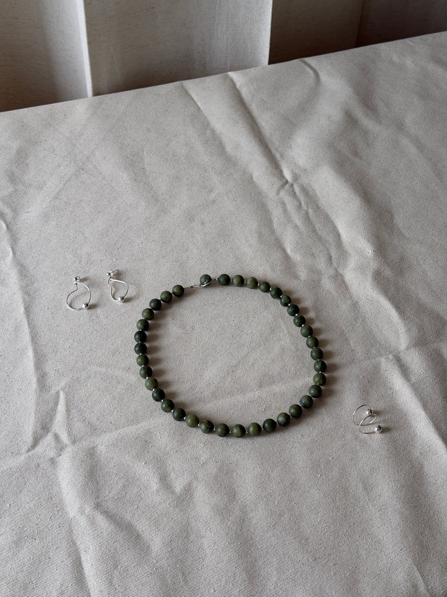 Hiedra Set - collar, aretes y anillo