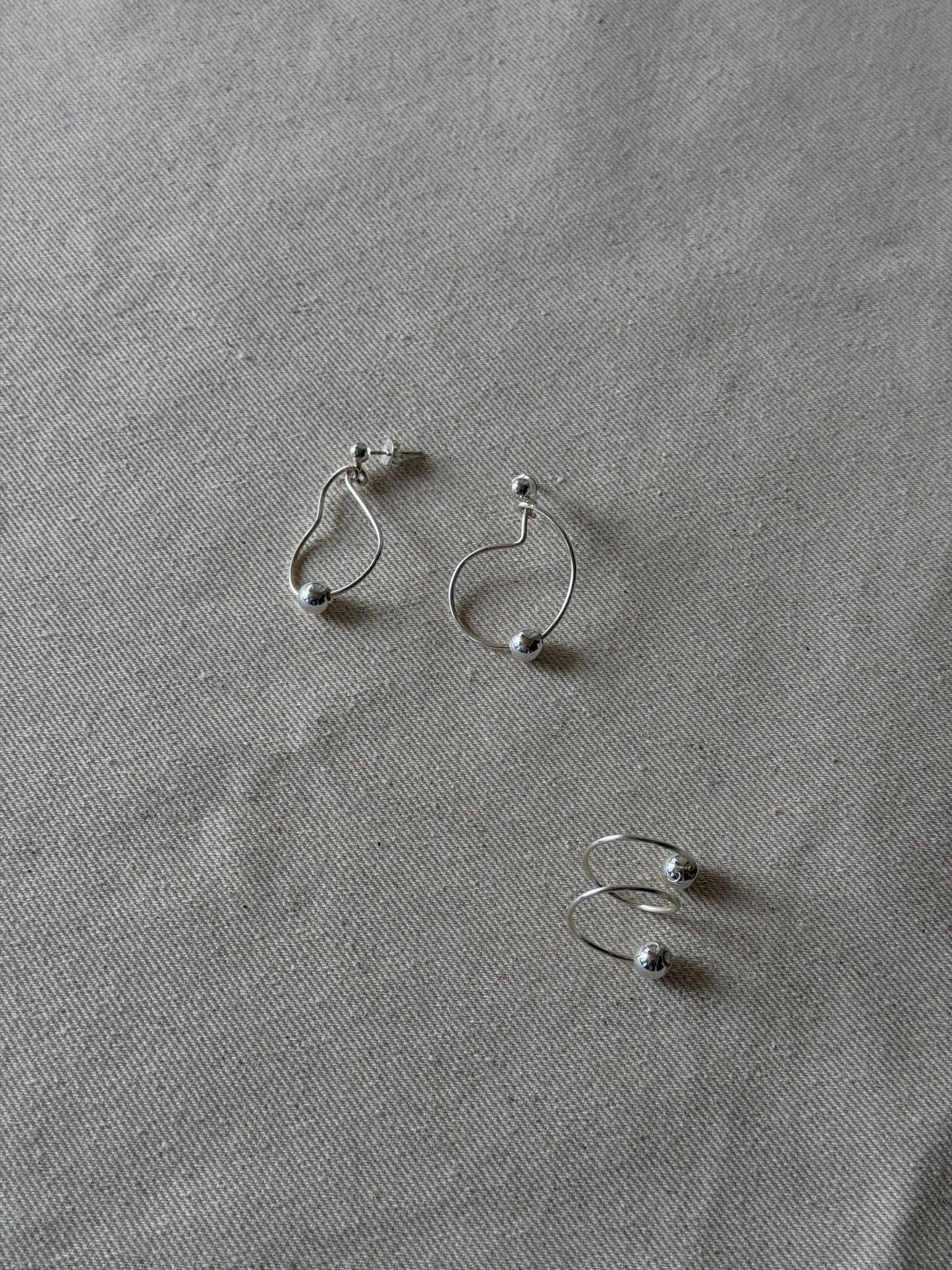 Hiedra Set - collar, aretes y anillo