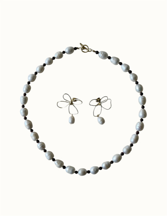 Nayeli Set - Collar y anillo