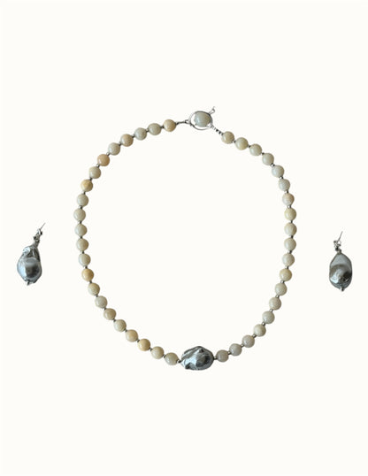 Alba Set – collar y aretes
