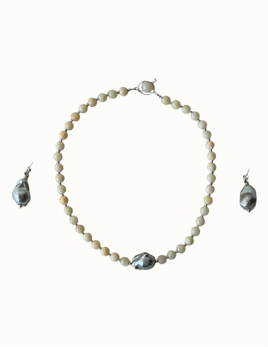 Alba Set – collar y aretes